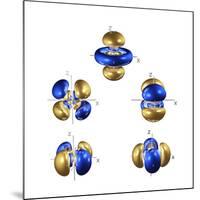 5d Electron Orbitals-Dr. Mark J.-Mounted Photographic Print