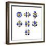 5f Electron Orbitals, Cubic Set-Dr. Mark J.-Framed Premium Photographic Print