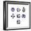 5f Electron Orbitals, Cubic Set-Dr. Mark J.-Framed Premium Photographic Print