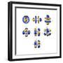 5f Electron Orbitals, Cubic Set-Dr. Mark J.-Framed Premium Photographic Print