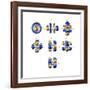 5f Electron Orbitals, Cubic Set-Dr. Mark J.-Framed Photographic Print