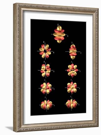 5g Electron Orbitals-Dr. Mark J.-Framed Photographic Print