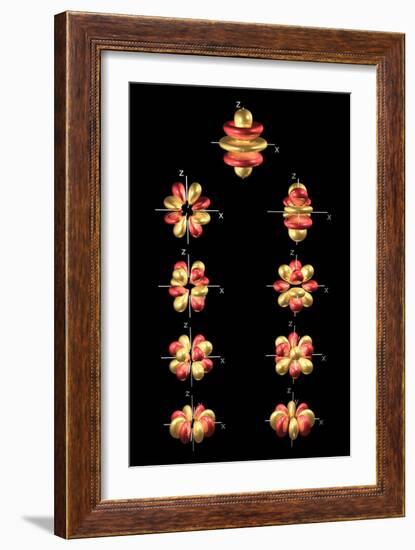 5g Electron Orbitals-Dr. Mark J.-Framed Photographic Print