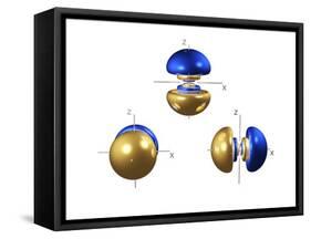 5p Electron Orbitals-Dr. Mark J.-Framed Stretched Canvas