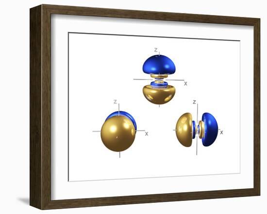 5p Electron Orbitals-Dr. Mark J.-Framed Photographic Print