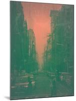 5Th Ave-NaxArt-Mounted Art Print