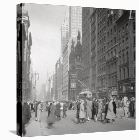 5th Avenue, New York City, USA, 20th Century-J Dearden Holmes-Stretched Canvas