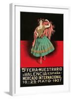 5th Book Fair - Valencia Spain-Sara Pierce-Framed Art Print