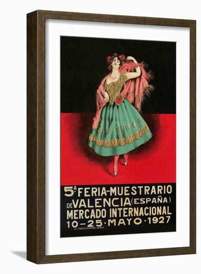 5th Book Fair - Valencia Spain-Sara Pierce-Framed Art Print