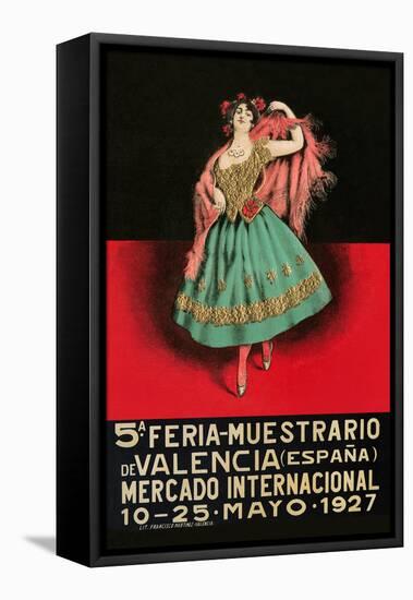5th Book Fair - Valencia Spain-Sara Pierce-Framed Stretched Canvas