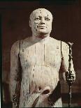 Statue of Ka-Aper, Known as Sheikh El-Beled, from His Mastaba Tomb in North Saqqara, Old Kingdom-5th Dynasty Egyptian-Laminated Giclee Print