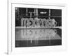 6 Foot Sign Will Stand Outside Each Arena and Stadium of 1968 Olympics, to Be Held in Mexico City-John Dominis-Framed Photographic Print