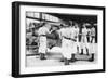 6-Inch Gun Drill, Royal Navy Training Establishment, Shotley, Suffolk, 1936-null-Framed Giclee Print