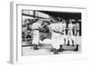 6-Inch Gun Drill, Royal Navy Training Establishment, Shotley, Suffolk, 1936-null-Framed Giclee Print