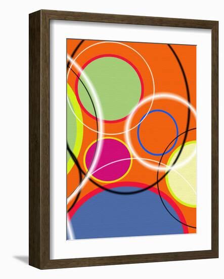 6 of 6 Abstract Art Retro Funk-Ricki Mountain-Framed Art Print