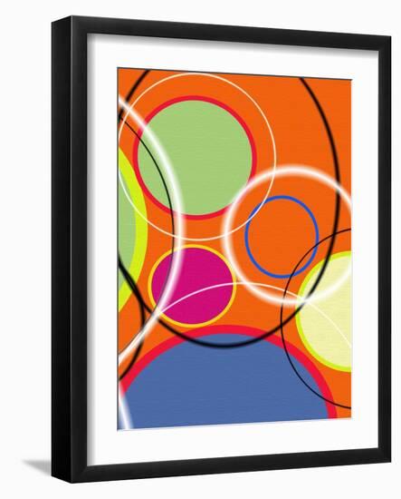 6 of 6 Abstract Art Retro Funk-Ricki Mountain-Framed Art Print