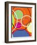 6 of 6 Abstract Art Retro Funk-Ricki Mountain-Framed Art Print