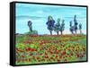 6 Poppy Field-Howie Green-Framed Stretched Canvas