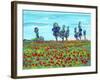 6 Poppy Field-Howie Green-Framed Giclee Print