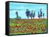 6 Poppy Field-Howie Green-Framed Stretched Canvas