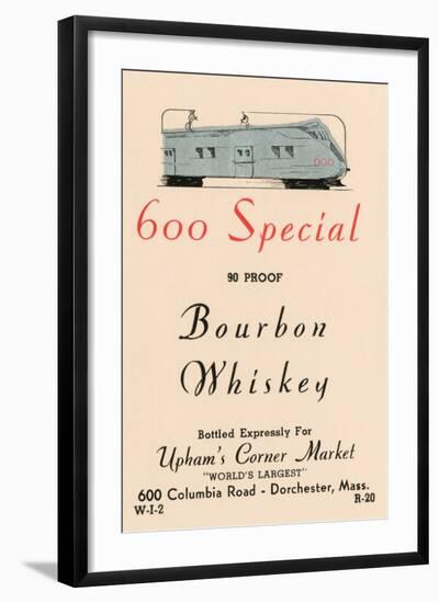 600 Special Bourbon Whiskey-null-Framed Art Print