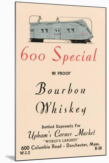 600 Special Bourbon Whiskey-null-Mounted Art Print