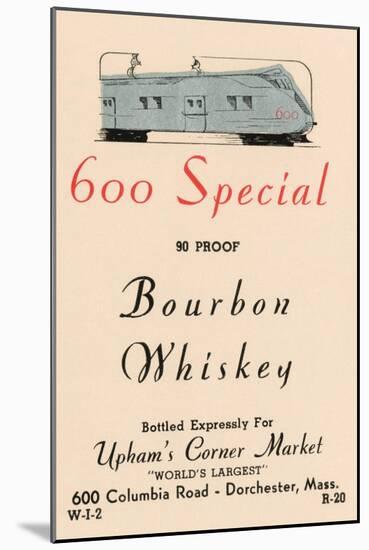 600 Special Bourbon Whiskey-null-Mounted Art Print