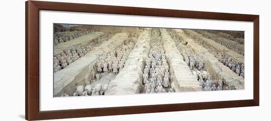 6000, 2000 Year Old Teracotta Figures, Army of Teracotta Warriors, Xian, Shaanxi Province, China-Gavin Hellier-Framed Photographic Print