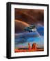 #603-spacerocket art-Framed Giclee Print
