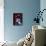 #636-spacerocket art-Framed Stretched Canvas displayed on a wall