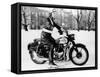 650Cc BSAsa Golden Flash, (C1950-C1964)-null-Framed Stretched Canvas