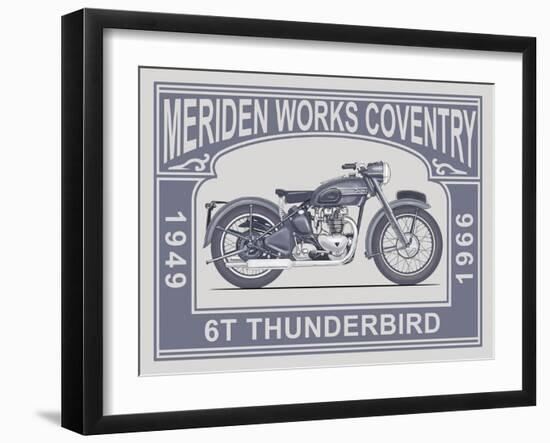 6T Thunderbird Meriden Works-Mark Rogan-Framed Art Print