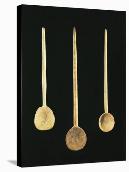 6th-7th Century Bone Spoons-null-Stretched Canvas