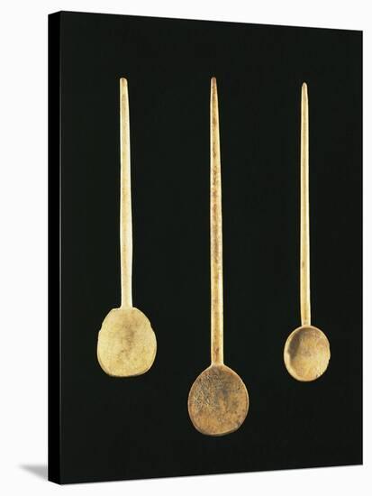 6th-7th Century Bone Spoons-null-Stretched Canvas