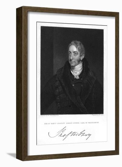 6th Earl Shaftesbury-William Owen-Framed Art Print