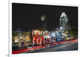 6Th Street in Austin.-Jon Hicks-Framed Photographic Print