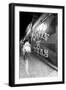 6Th Street Mural Mono-John Gusky-Framed Premium Photographic Print