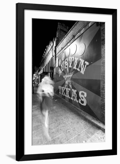 6Th Street Mural Mono-John Gusky-Framed Photographic Print