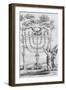 7-Branch Candlestick-F van Bleyswyck-Framed Art Print