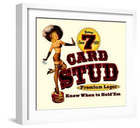 7 Card Stud Premium Lager-null-Framed Giclee Print