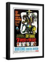 7 Faces of Dr. Lao, (aka Seven Faces of Dr. Lao), US poster, Tony Randall, 1964-null-Framed Art Print
