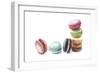 7 Macarons-Redstreake-Framed Art Print