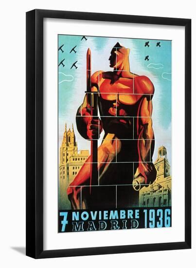 7 November 1936 - Madrid-Tomas-Framed Art Print