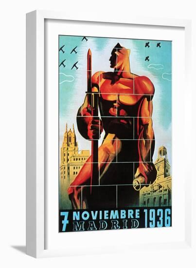 7 November 1936 - Madrid-Tomas-Framed Art Print