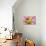 7-Spot Ladybird Pink Flower-null-Photographic Print displayed on a wall