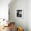 7-Weeks, Gold-Shaded and Silver-Shaded Persian Kittens in Watering Can Surrounded by Flowers-Jane Burton-Framed Photographic Print displayed on a wall