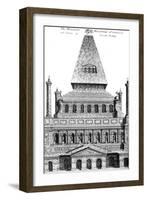 7 Wonders, Mausoleum, Mus-null-Framed Art Print