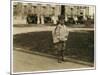 7 Year Old Newsboy Ferris in Mobile, Alabama, 1914-Lewis Wickes Hine-Mounted Photographic Print