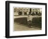 7 Year Old Newsboy Ferris in Mobile, Alabama, 1914-Lewis Wickes Hine-Framed Photographic Print