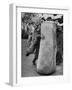 7 Year Old Tackling Dummy During Practice-Wallace Kirkland-Framed Photographic Print